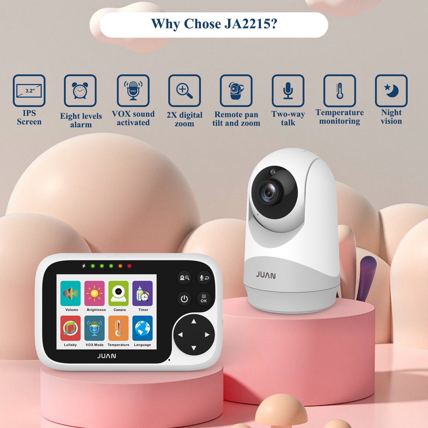 JUAN JA2215 Baby Video Monitor